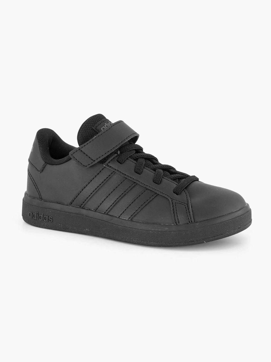 Boys' Shoes | adidas Black Grand Court 2.0 El K