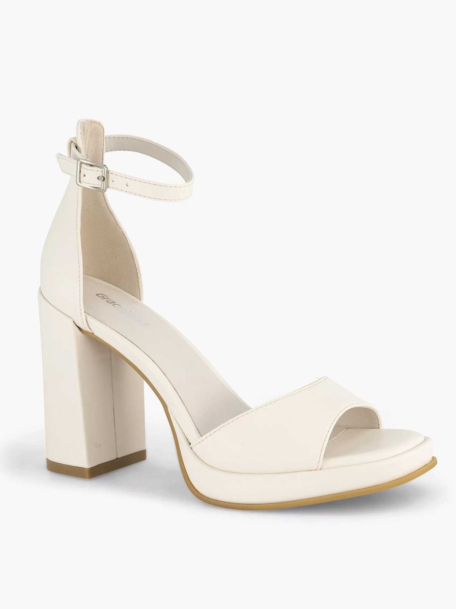 Sandals | Graceland White Sandalette