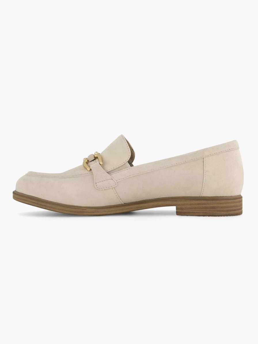 Comfort Shoes | Medicus Beige Leather Slip-On