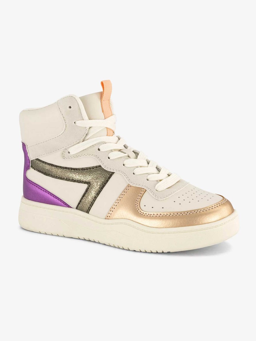 Sneakers | Oxmox Beige High Sneaker