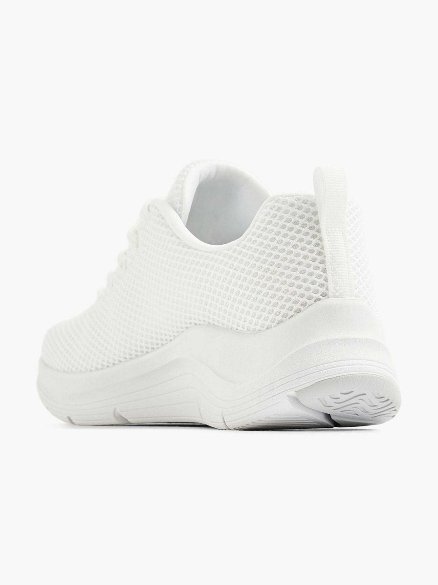 Sneakers | Skechers White Arch Comfort - Natural Flutter