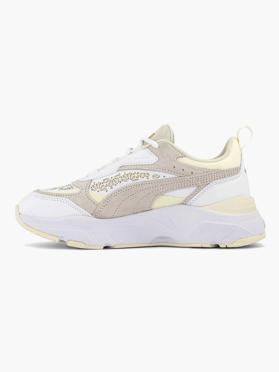 Sneakers | Puma White Cassia Laser Cut