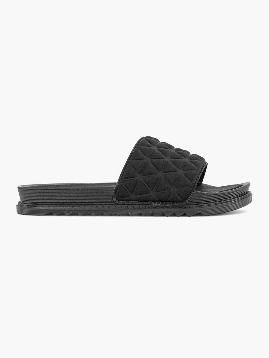 Flip Flops | Oxmox Black Bath Slippers