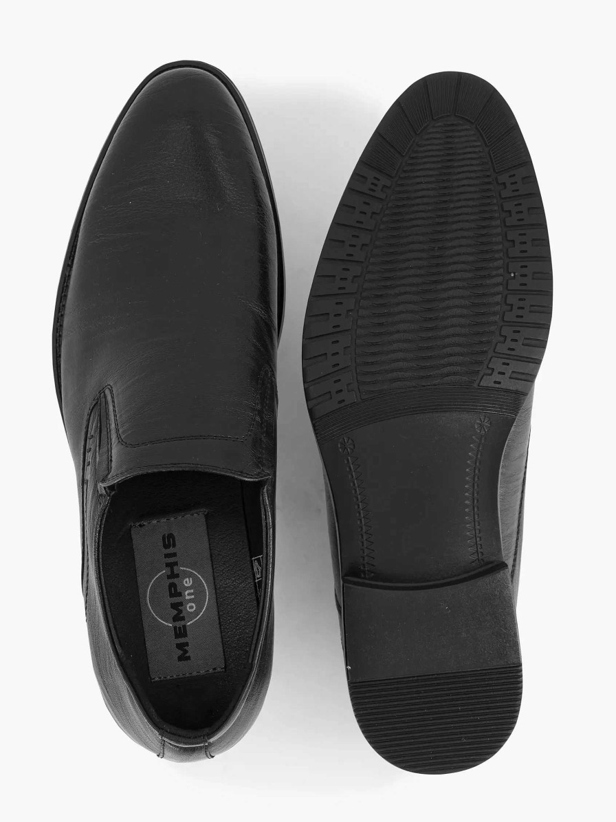 Loafers | AM SHOE Black Slip-On