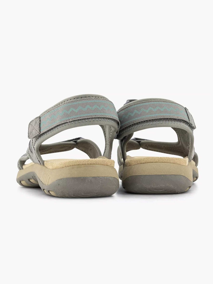 Comfort Shoes | Easy Street Gray Comfort Sandal