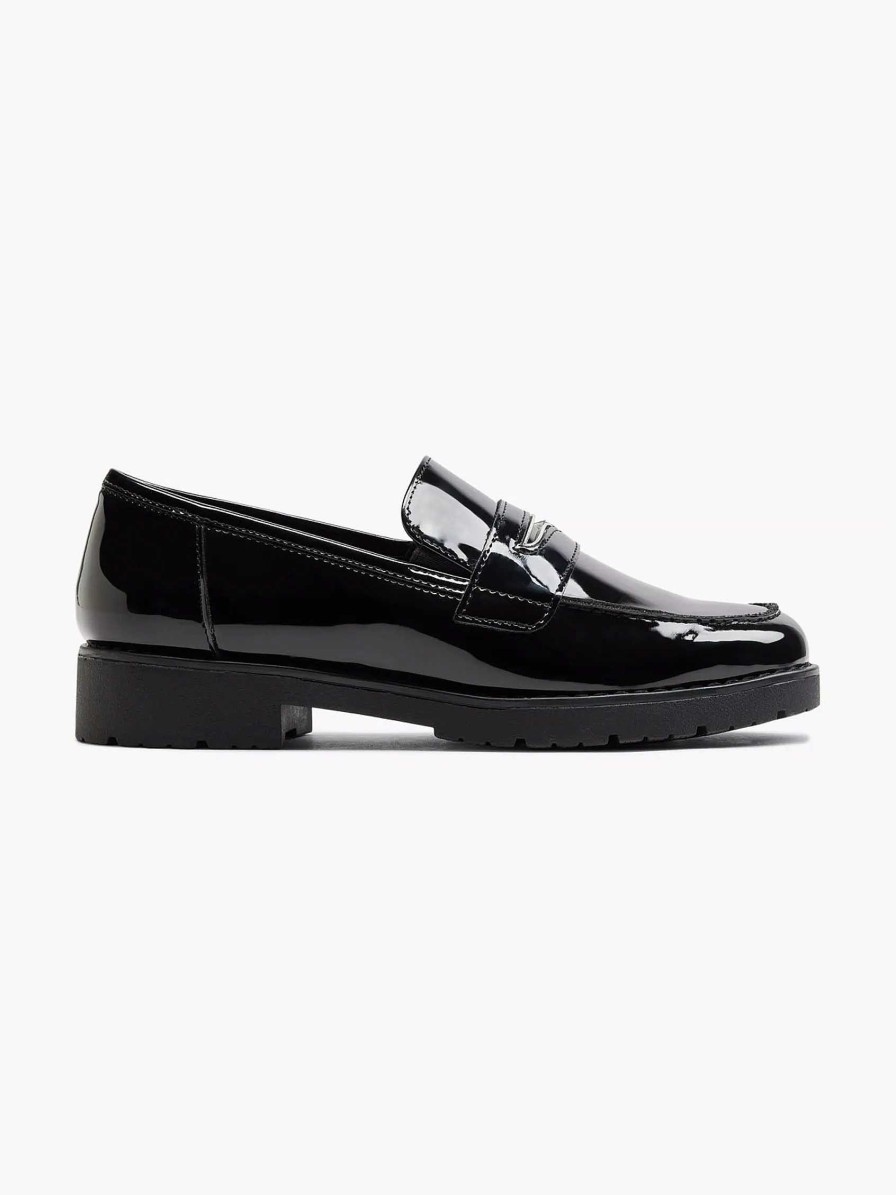 Loafers | Graceland Black Loafer Patent