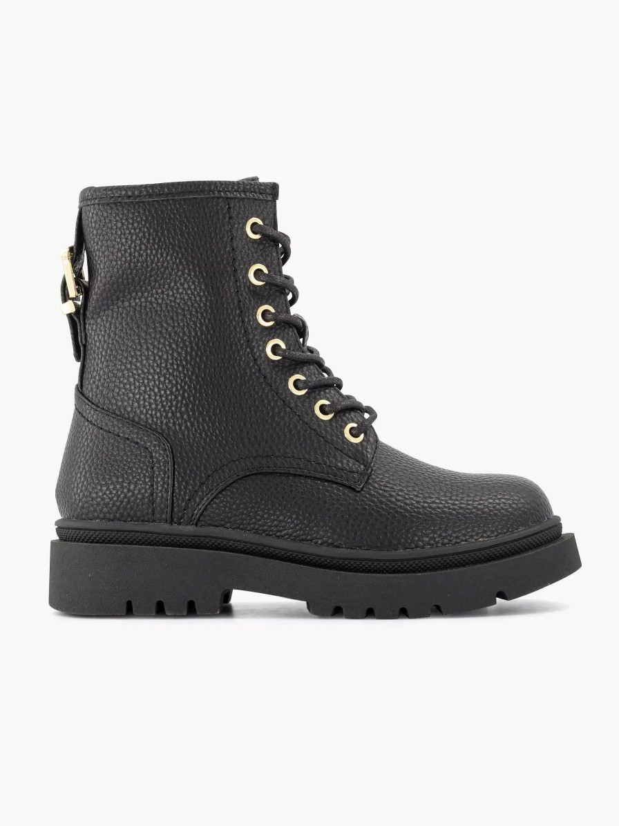 Boys' Shoes | Oxmox Black Lace Boot