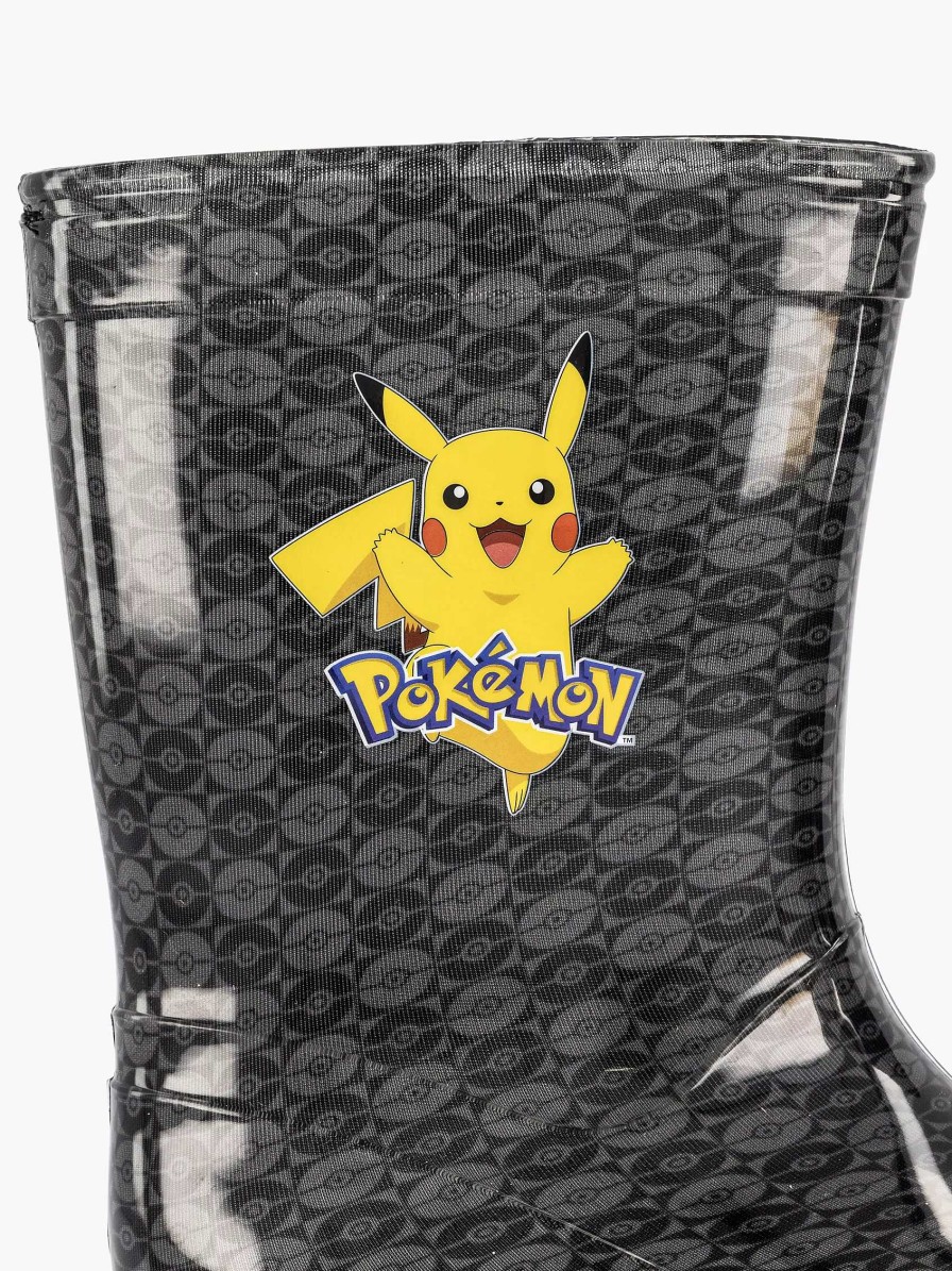 Boys' Shoes | Pokémon Black Rain Boot Pokemon