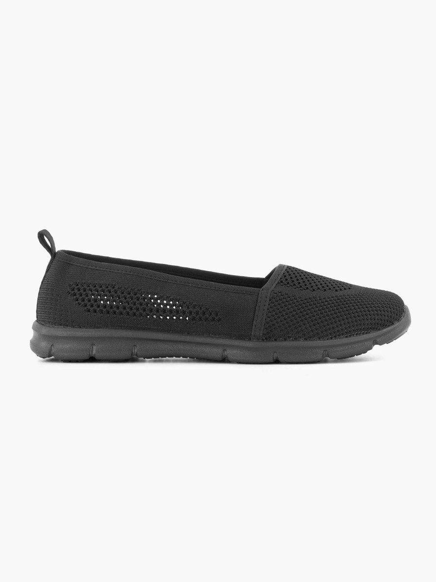 Loafers | Graceland Black Slip-On