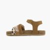 Boys' Shoes | Limelight girl Brown Leather Sandals Panther Print