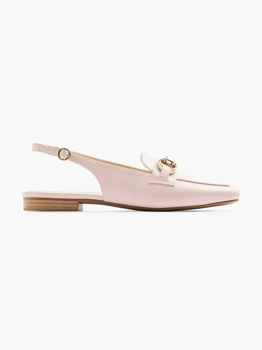 Pumps | Graceland Pink Slingback Decorative Necklace