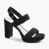 Sandals | 5th Avenue Black Suede Sandalette