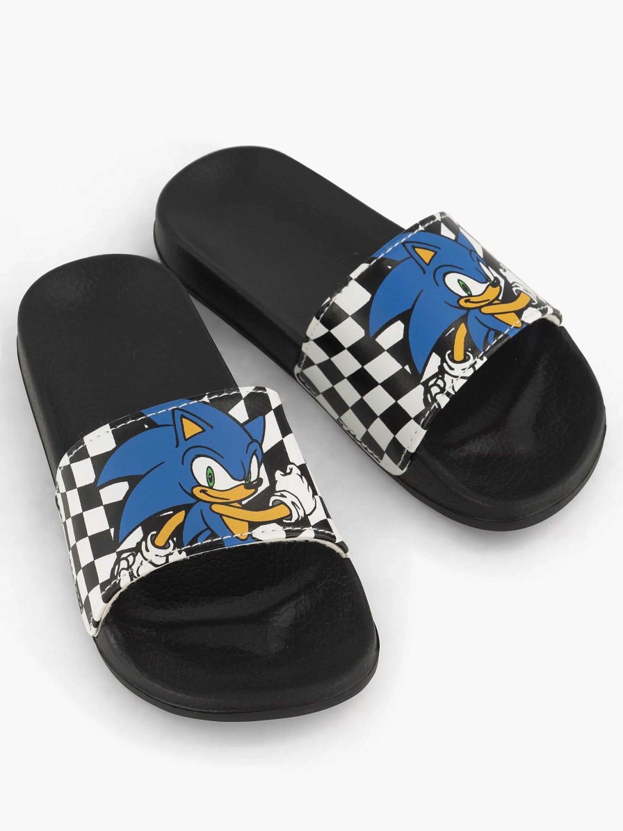 Boys' Shoes | Sonic Black Slipper