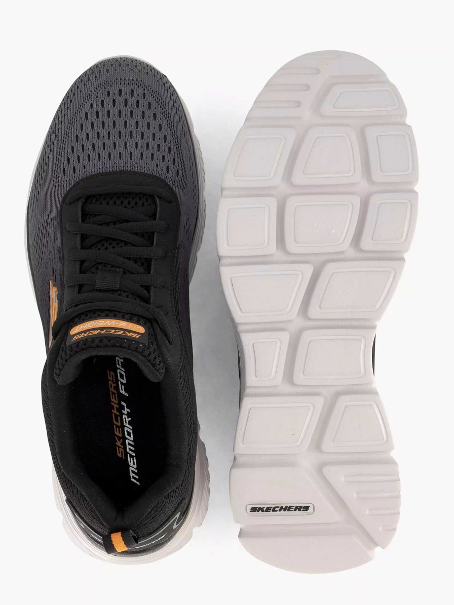 Sneakers | Skechers Black Sneaker Memory Foam