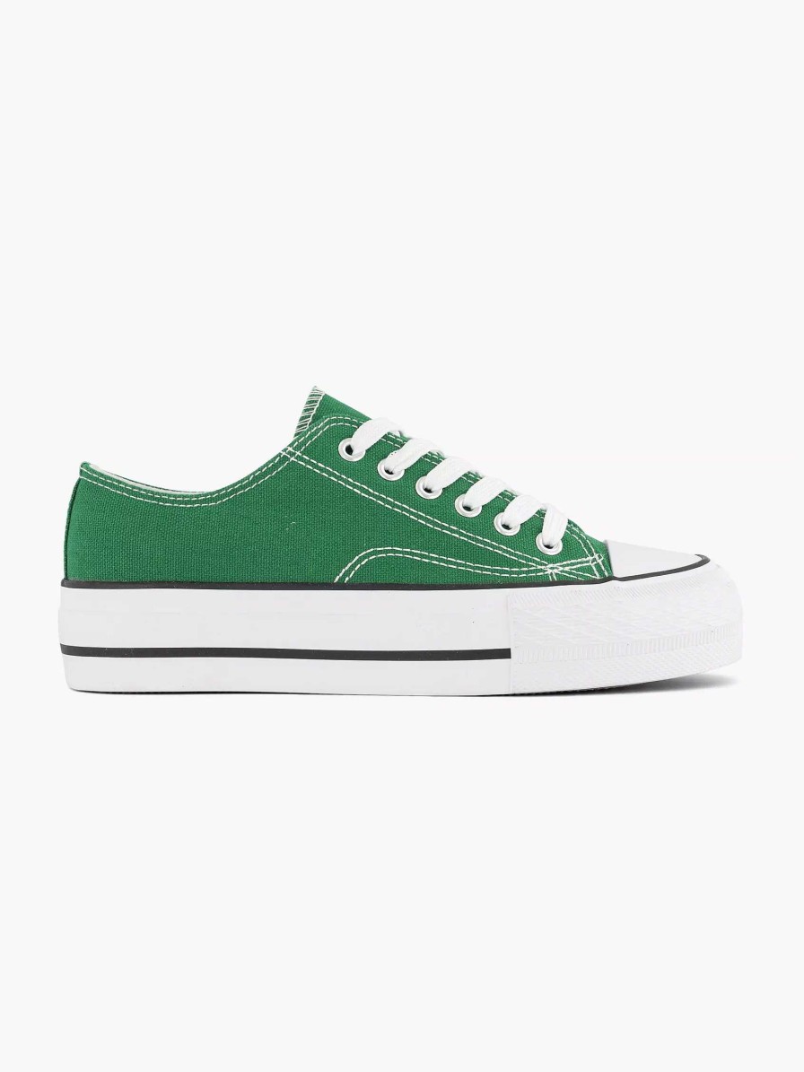 Sneakers | Graceland Green Canvas Sneaker