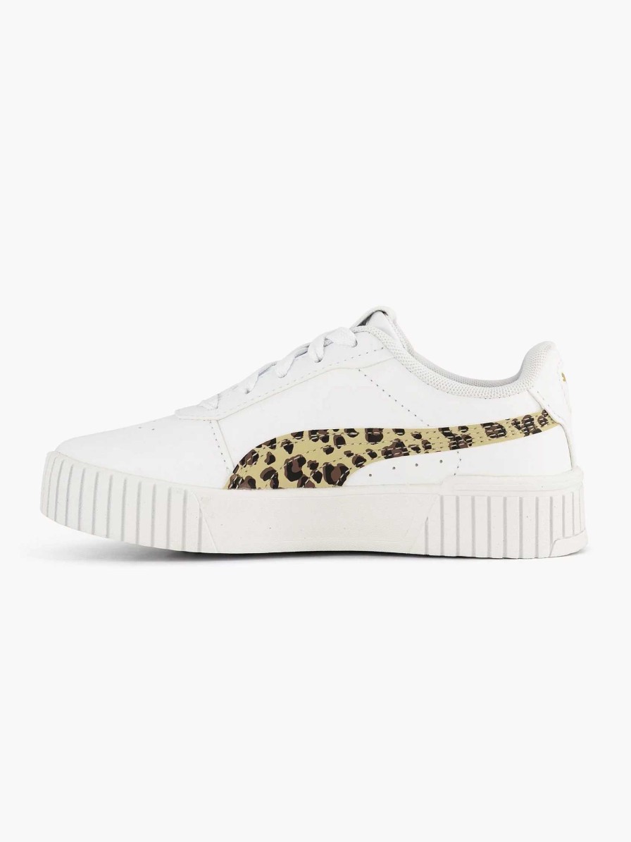 Boys' Shoes | Puma White Carina 2.0 Animal Update Ps