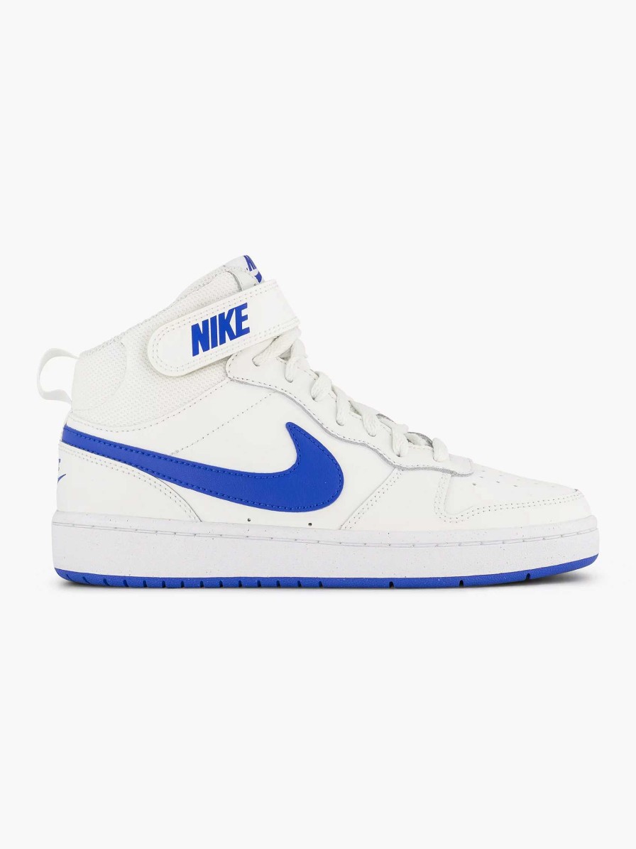 Boys' Shoes | Nike White Court Borough Mid