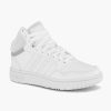 Boys' Shoes | adidas Witte Hoops Mid 3.0 K