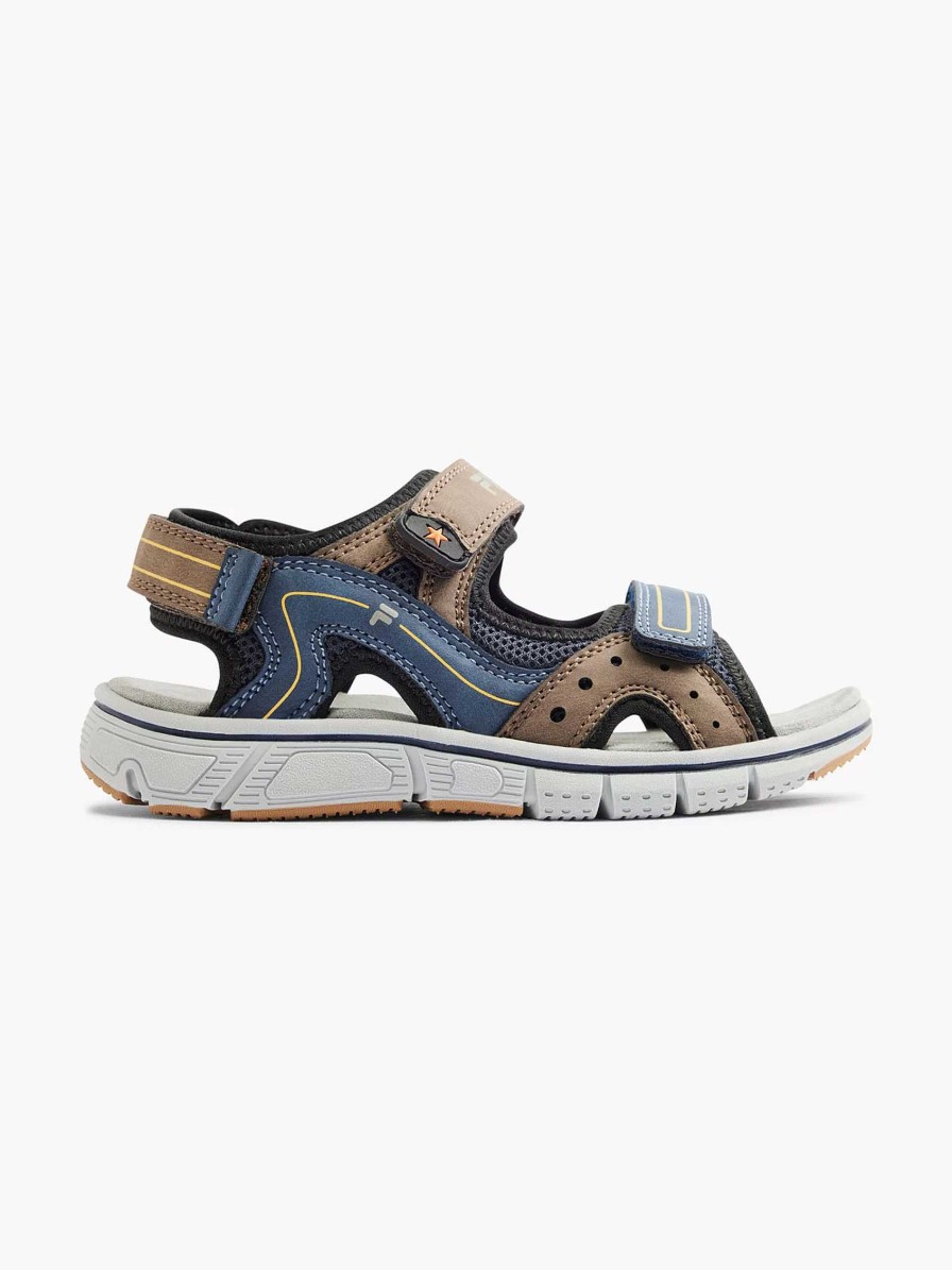 Boys' Shoes | FILA Blue/Brown Sandal