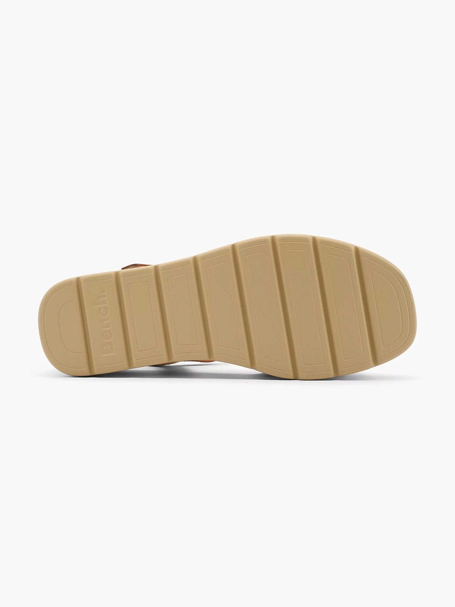 Sandals | Bench Beige Sandalette Wedge Heel