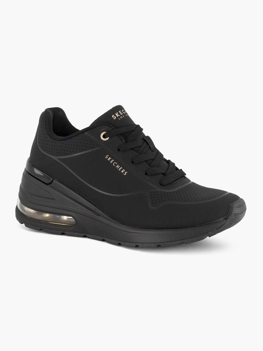 Sneakers | Skechers Black Million Air - Elevated Air