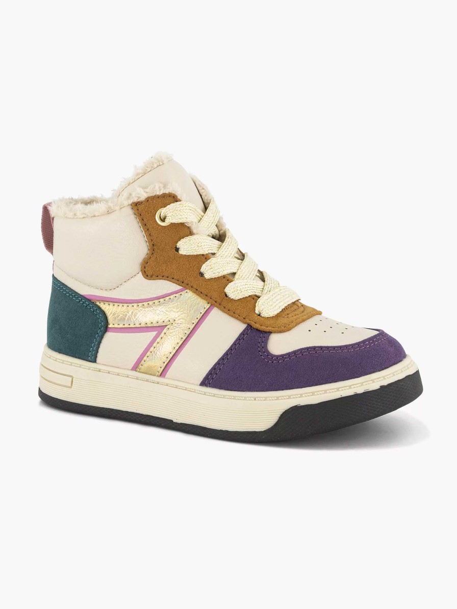 Boys' Shoes | Oxmox Beige High Sneaker