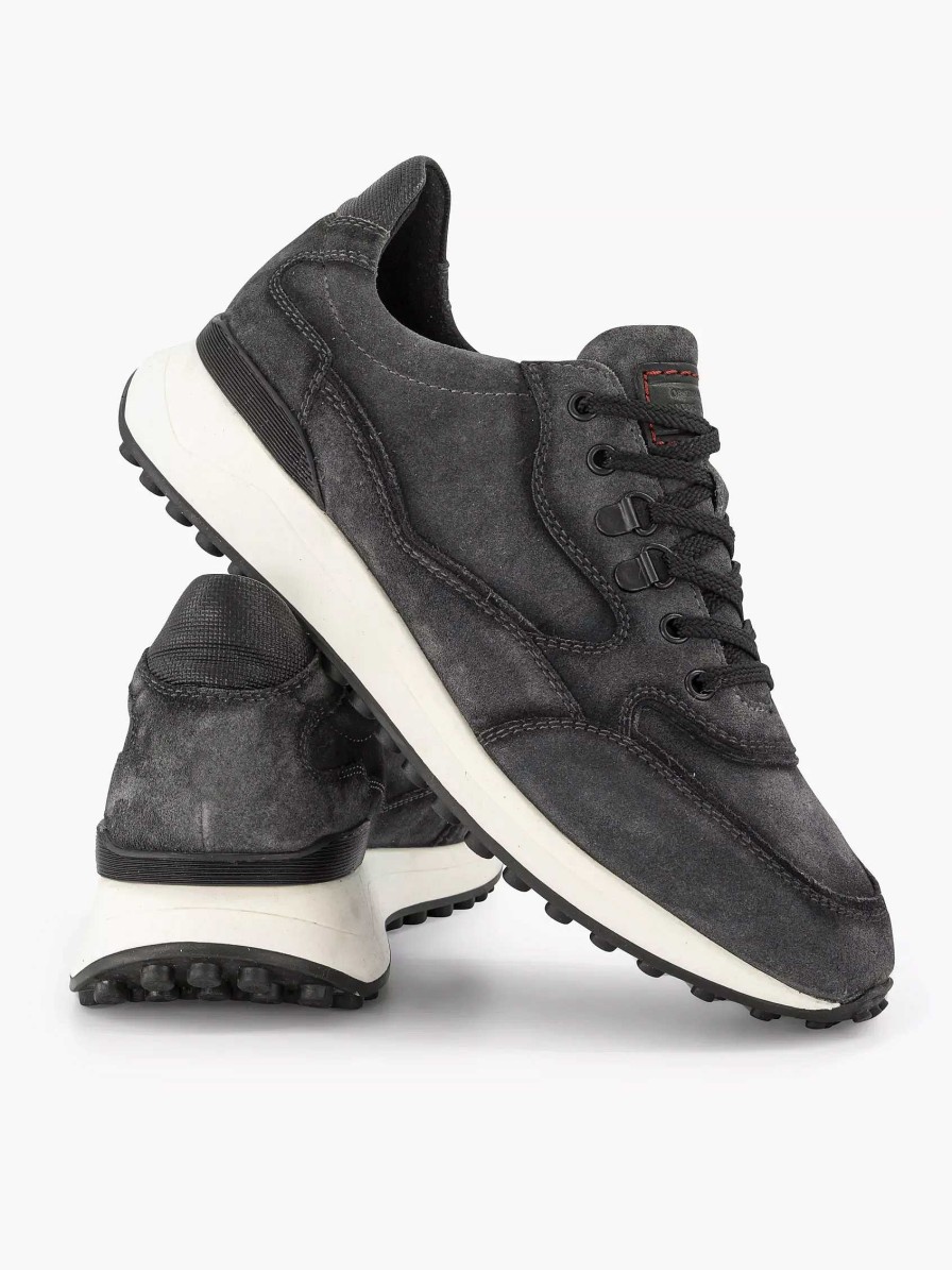 Sneakers | Oxmox Gray Leather Sneaker