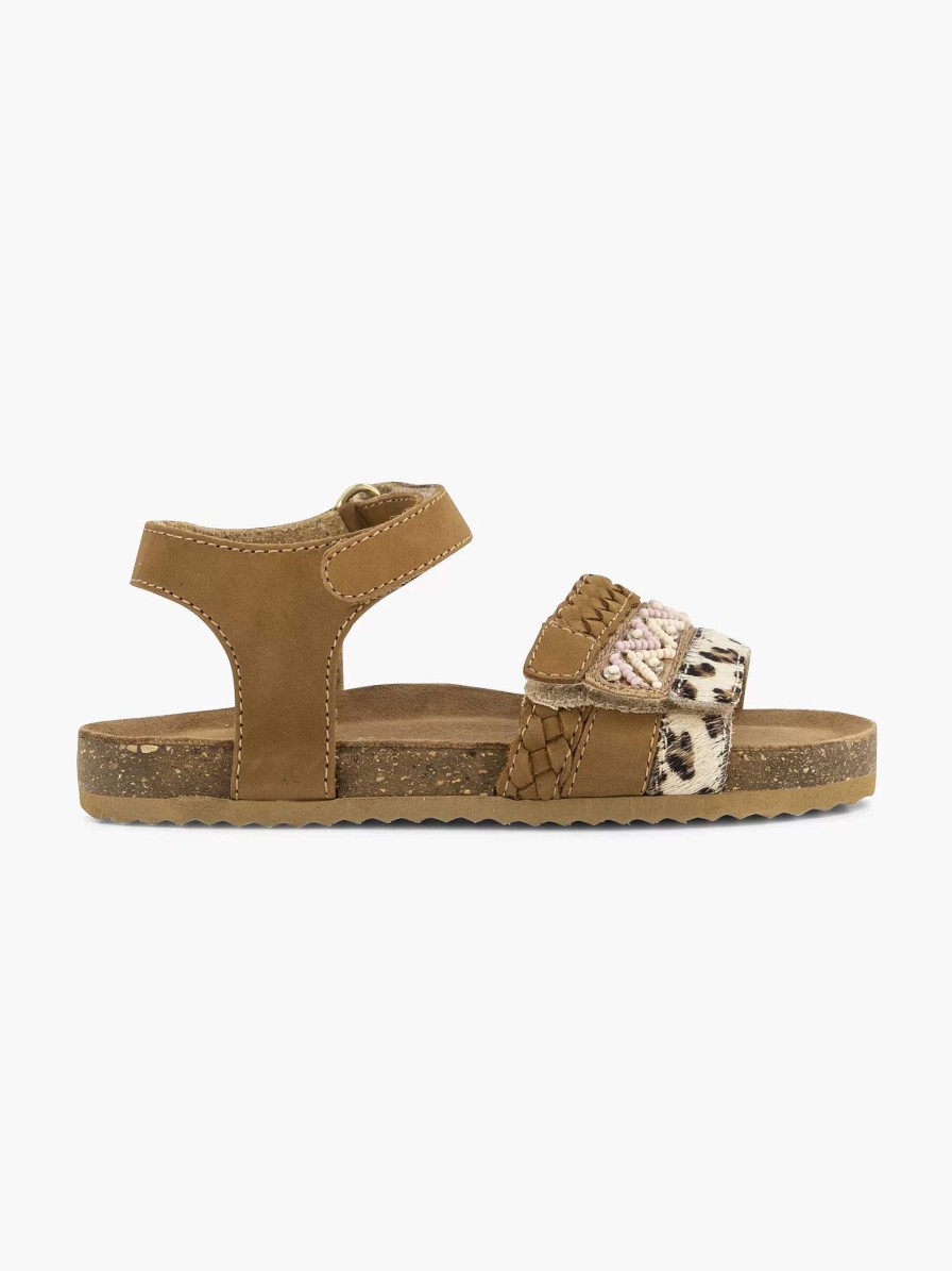 Boys' Shoes | Limelight girl Brown Leather Sandals Panther Print