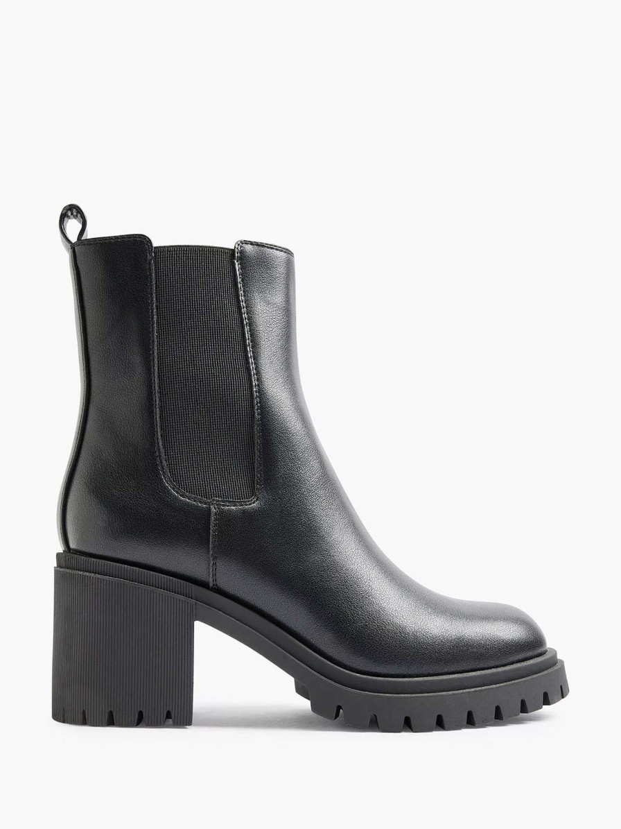 Ankle Boots & Boots | Graceland Black Chelsea Boot Heel