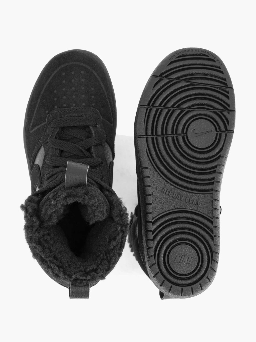 Baby Shoes | Nike Black Court Borough Mid 2