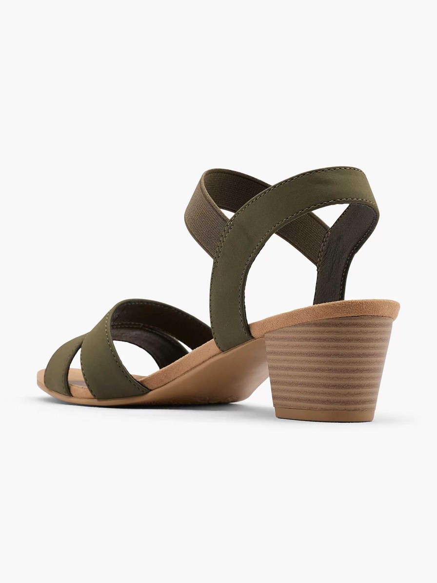 Sandals | Graceland Khaki Sandalette