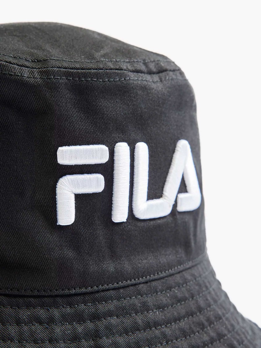 Online Exclusive Accessories | FILA Black Fila Bucket Hat Mit