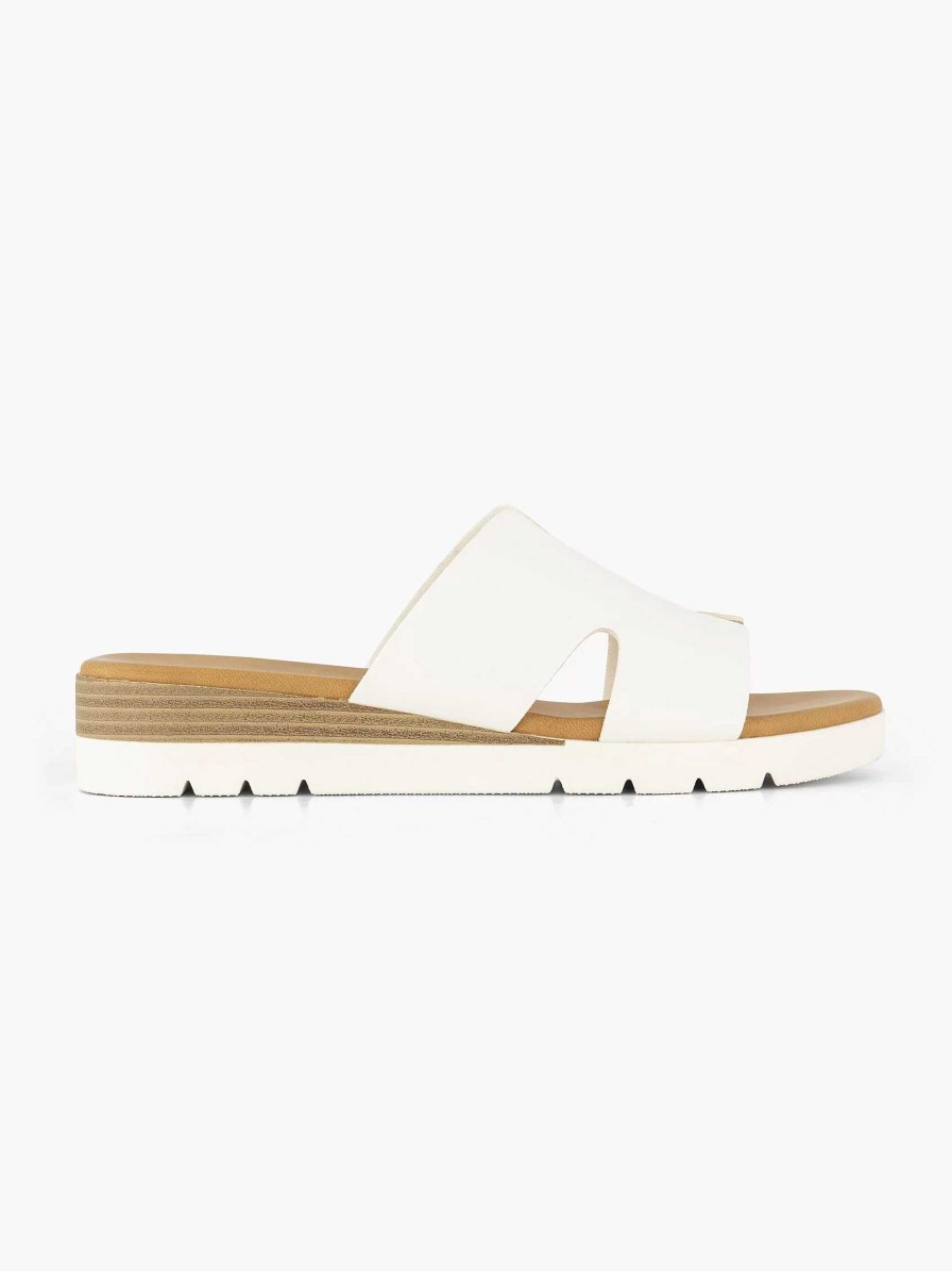 Flip Flops | Graceland White Slipper