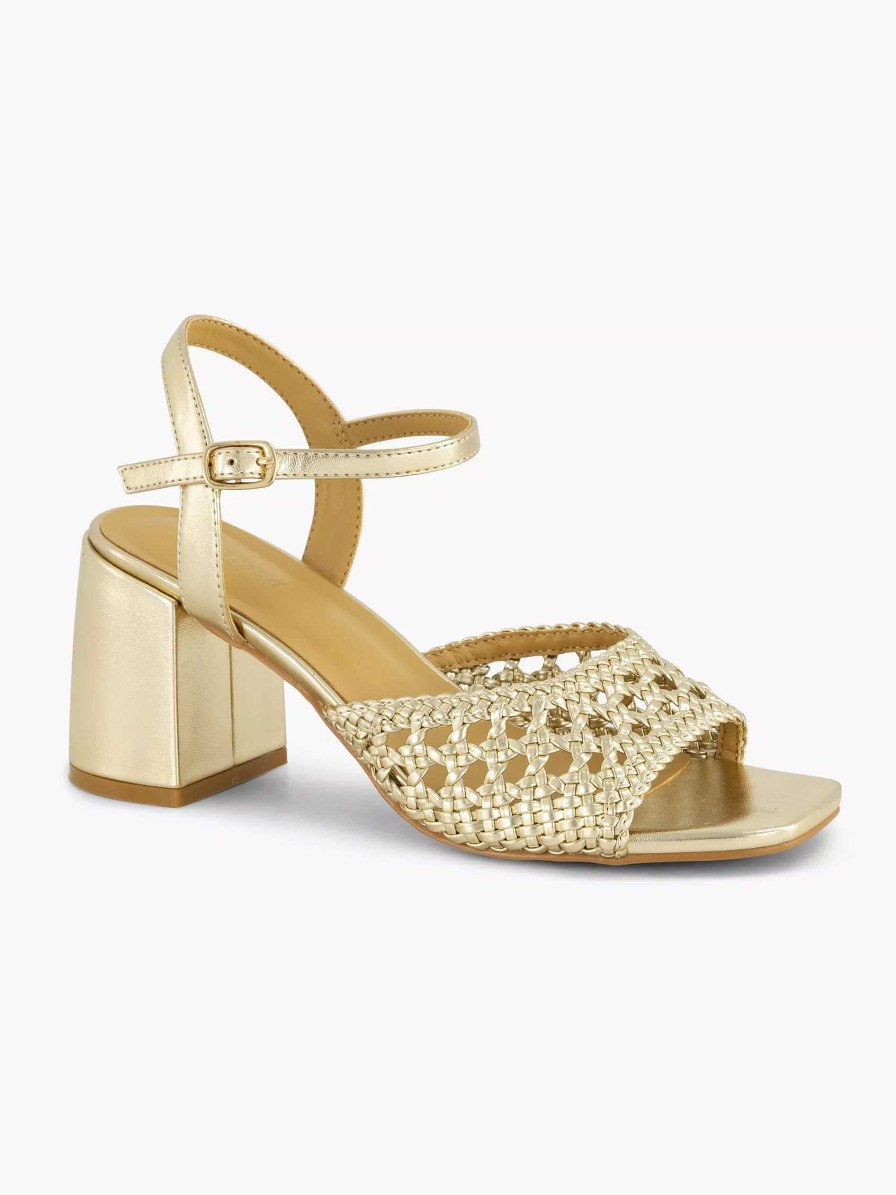 Sandals | Graceland Golden Sandalette