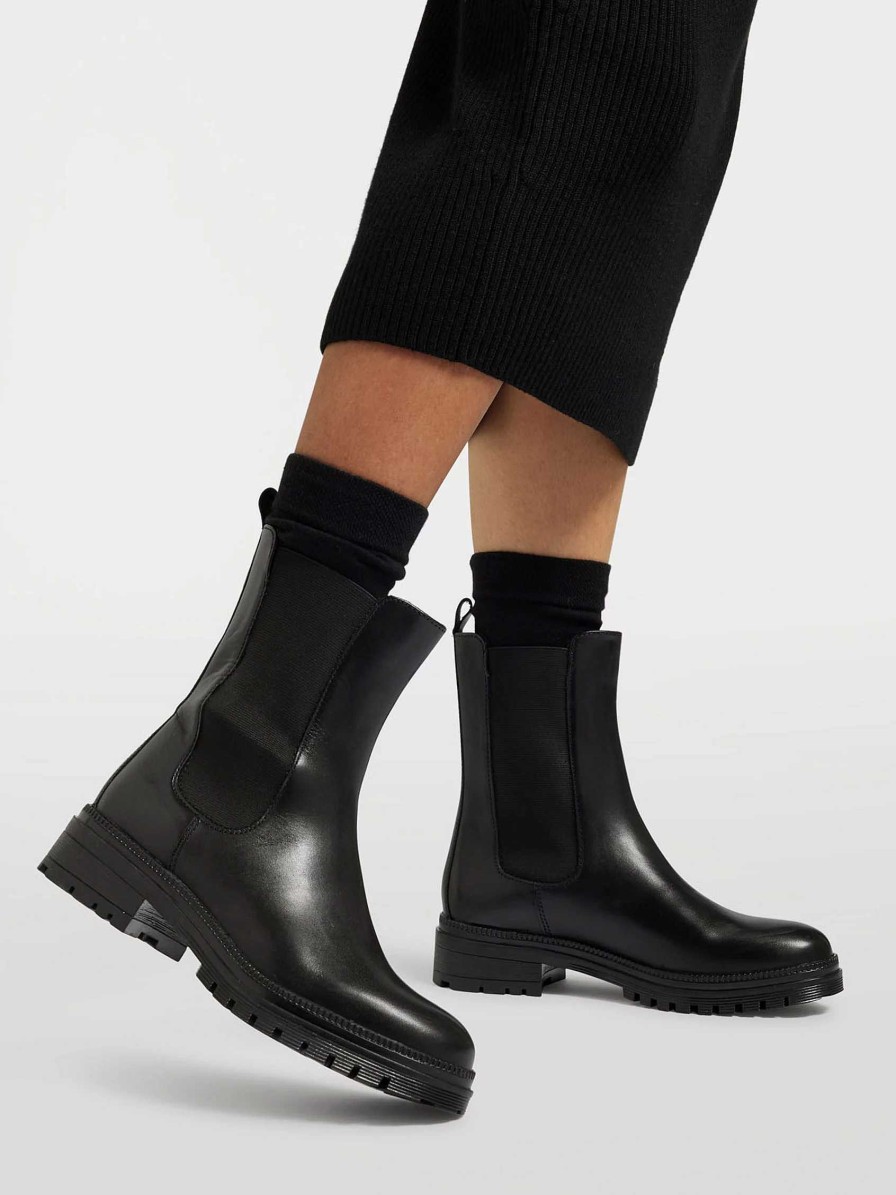 Ankle Boots & Boots | 5th Avenue Black Leather Chelsea Boot