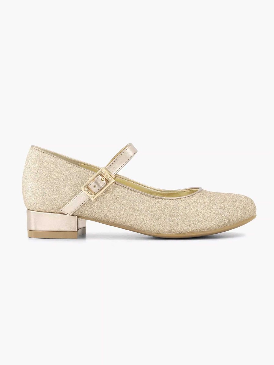 Boys' Shoes | Graceland Gold Ballerina Glitter