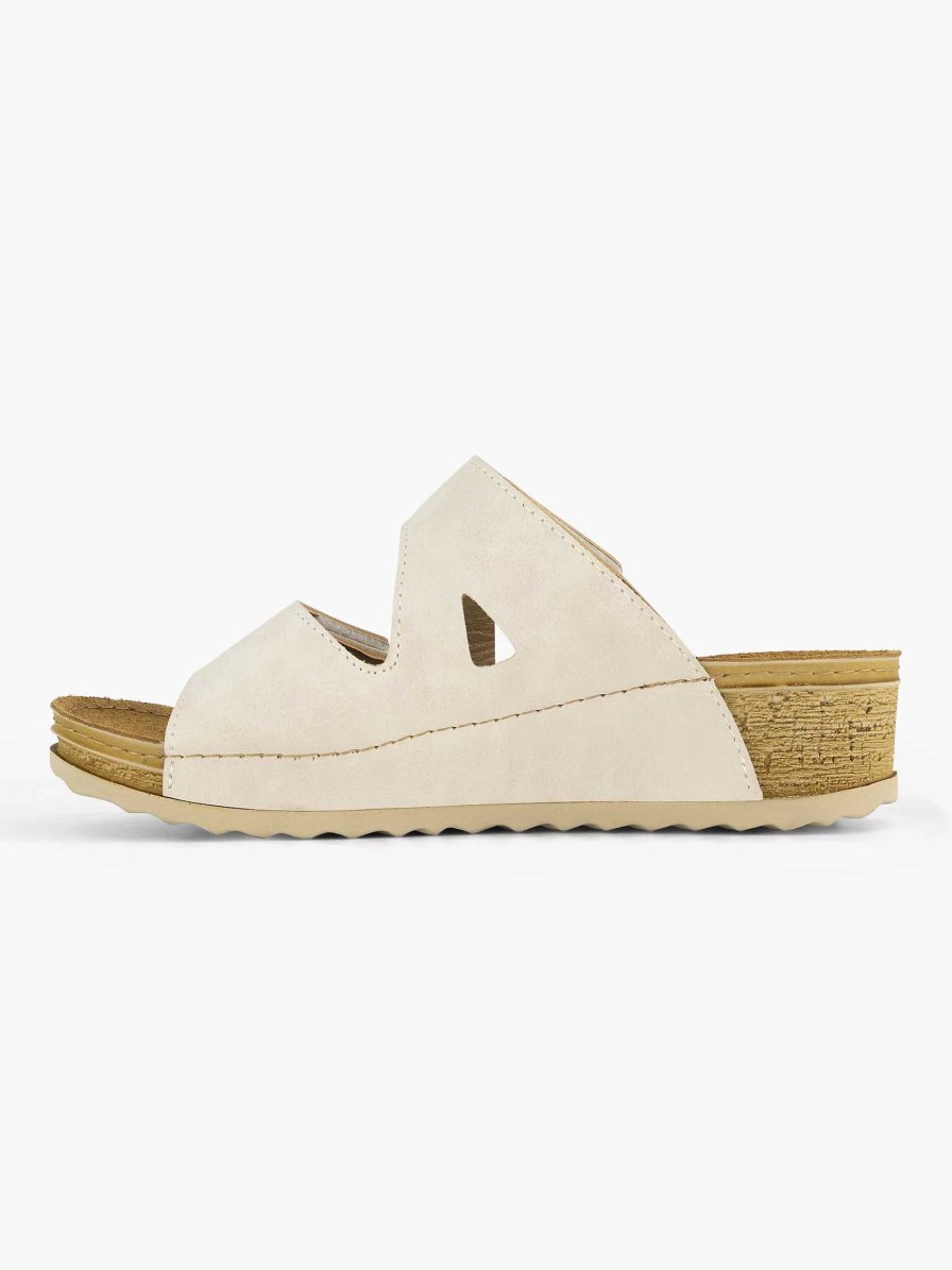 Comfort Shoes | Easy Street Beige Comfort Slipper