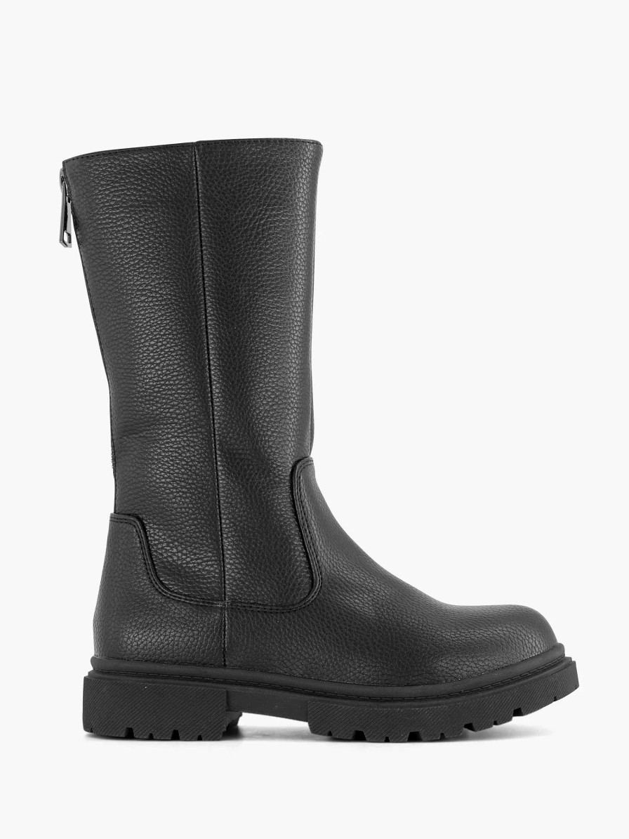 Baby Shoes | Oxmox Black High Boot Zipper