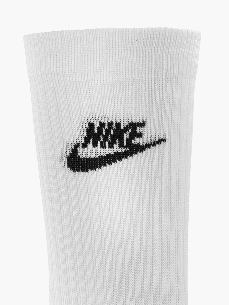 Socks | Nike White U Nk Nsw Everyday Essentail Cr 42-46