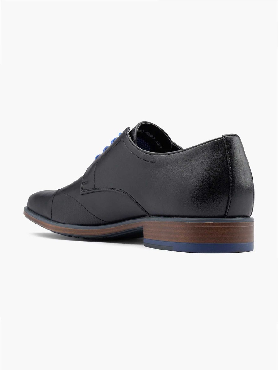 Dress Shoes | AM SHOE Black Lace-Up Shoe