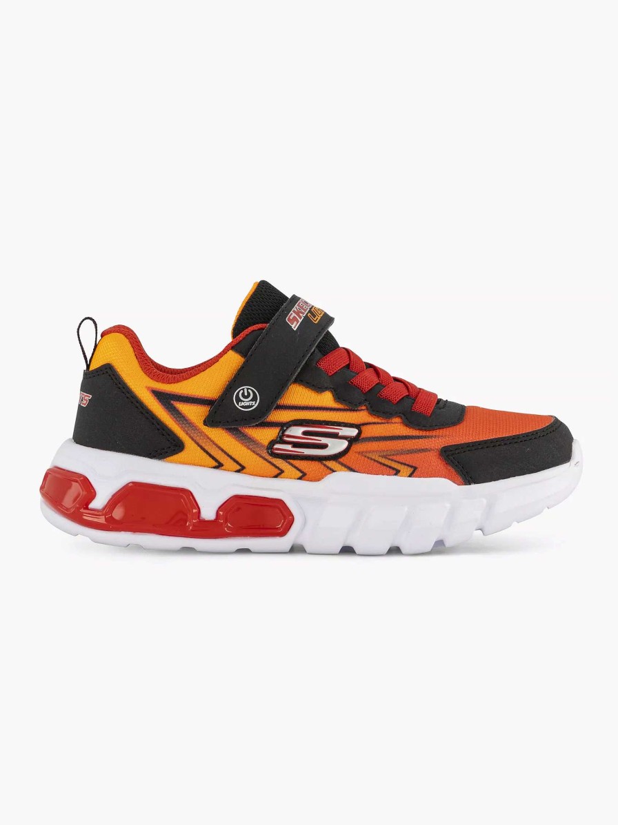 Boys' Shoes | Skechers Orange Sneaker Lights