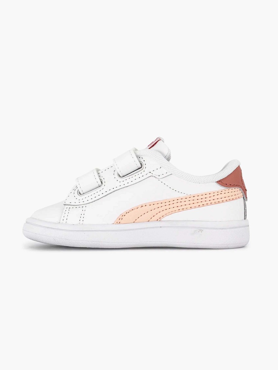 Boys' Shoes | Puma White Smash 3.0 Lv Inf