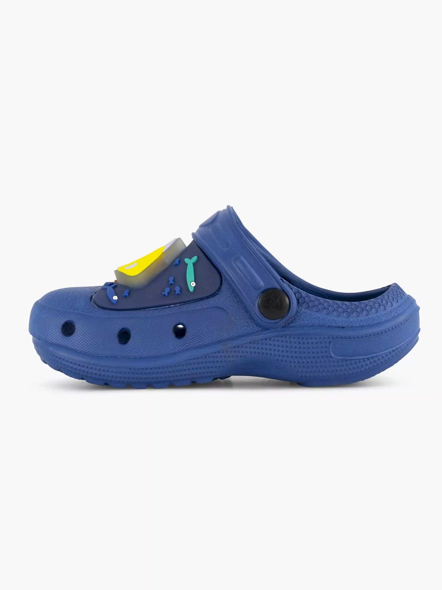 Baby Shoes | Blue Fin Blue Clog Lights