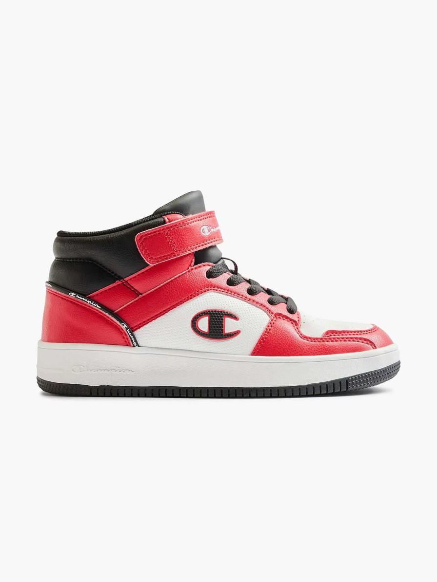 Boys' Shoes | Champion Red Midcut Shoe Rebound 2.0 Mid