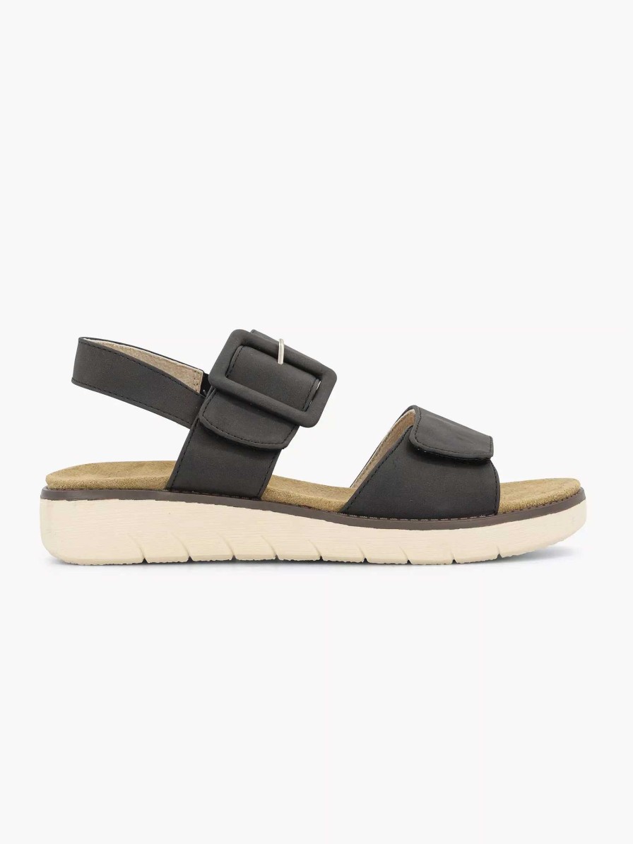 Sandals | Easy Street Black Sandal