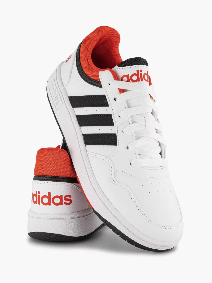 Boys' Shoes | adidas White Hoops 3.0 K