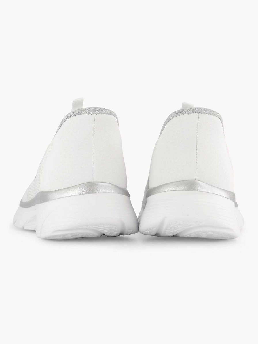 Sneakers | Skechers White Sneaker Swift Fit - Hands Free Sole Provider