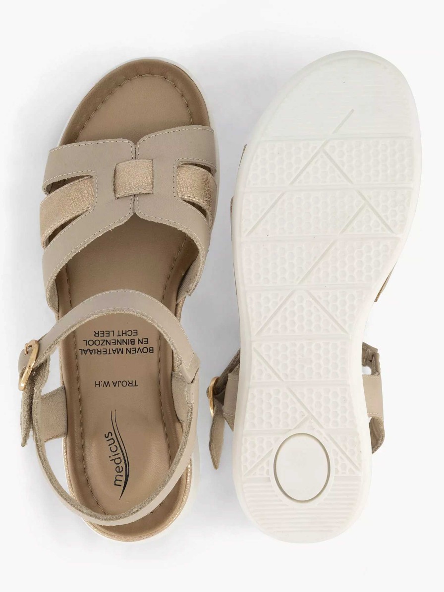 Comfort Shoes | Medicus Beige Comfort Sandal