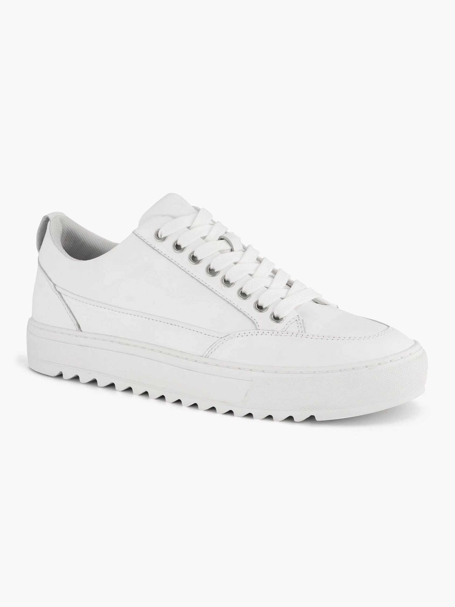 Sneakers | Oxmox White Leather Sneaker