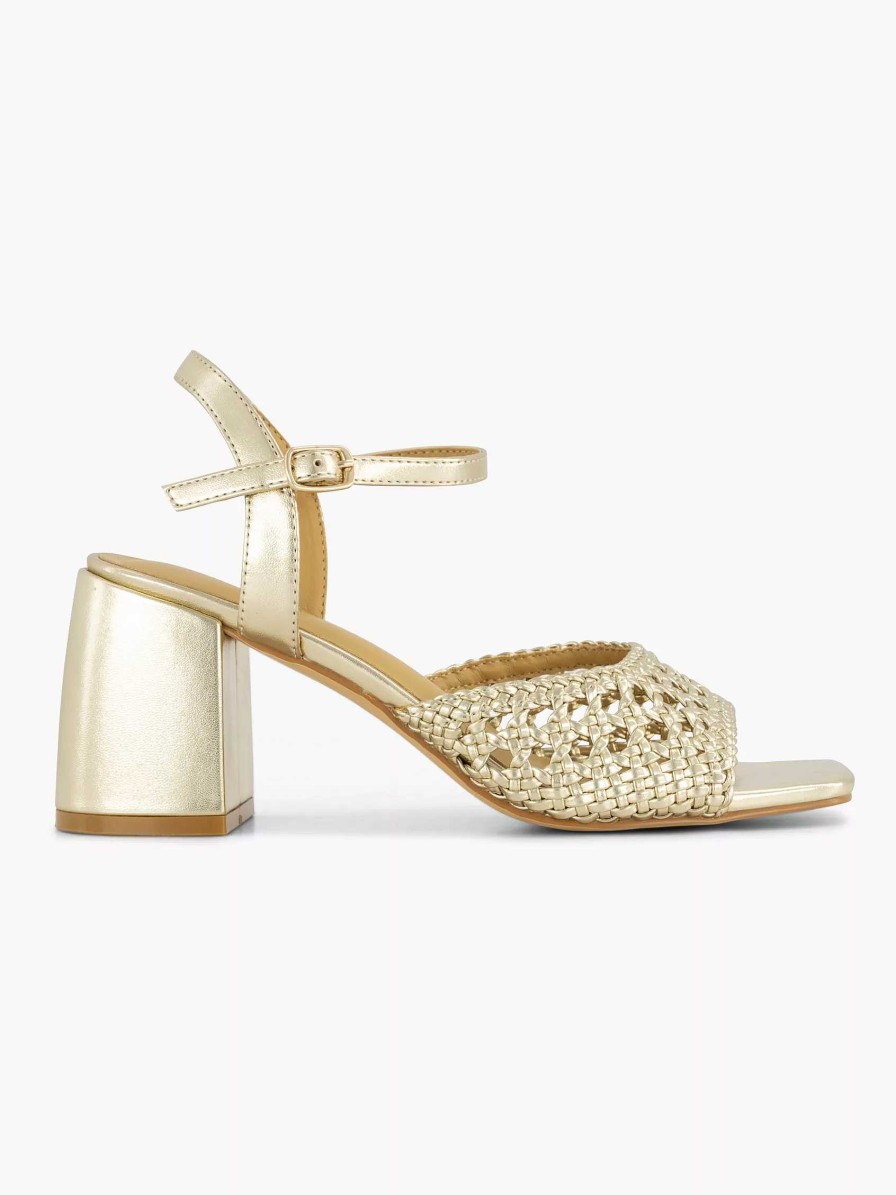 Sandals | Graceland Golden Sandalette